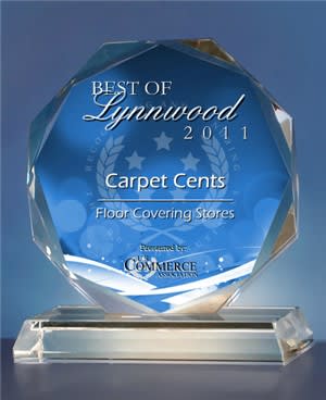 Flynn's Carpet Cents is a Best of Lynnwood 2011 Winner