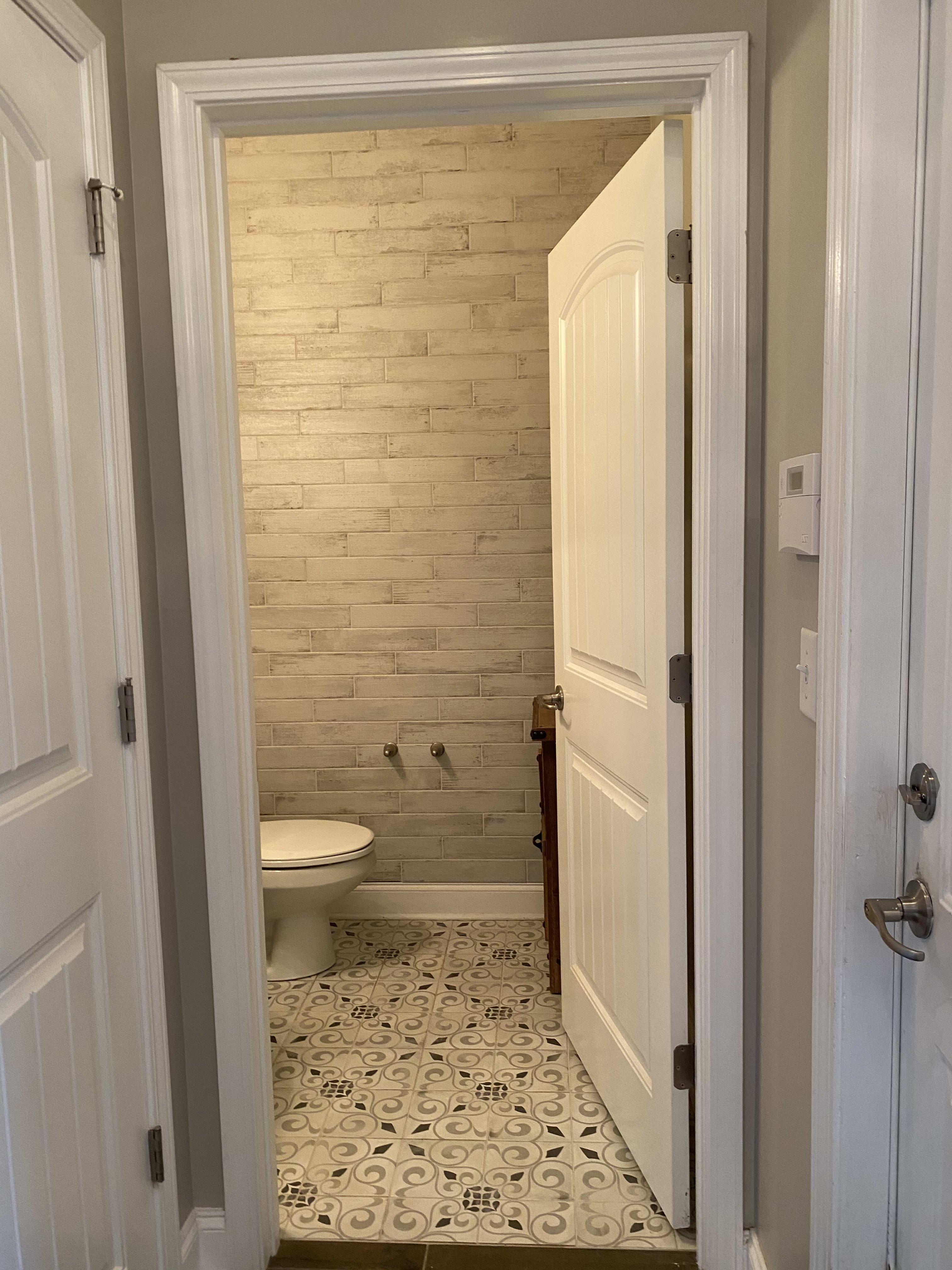 Rustic bathroom design in Travelers Rest, SC from In Line Tile of Greer