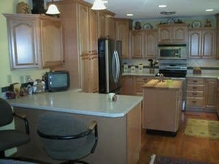 Kitchen remodeling work by Richwell Carpet & Cabinets in Fairfield, IA