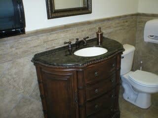 Quality Bathroom remodeling work by Richwell Carpet & Cabinets in Ottumwa, IA