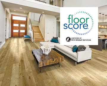 100% FloorScore® Certified waterproof flooring in Stratford, CT from Galaxy Discount Flooring