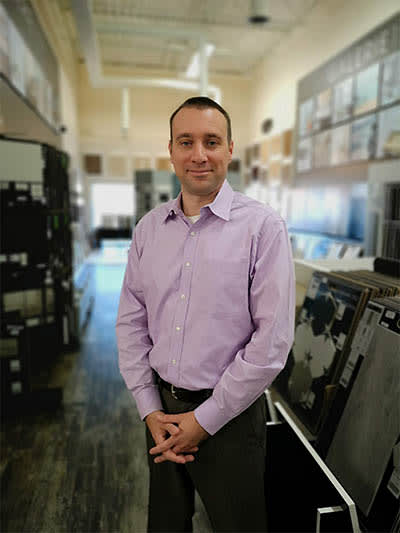 Zack Ditner at Bigelow Flooring in Guelph, ON