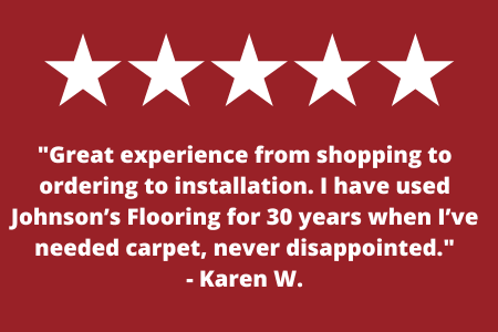 Reviews from Johnson's Flooring in Clayton & Springboro, OH