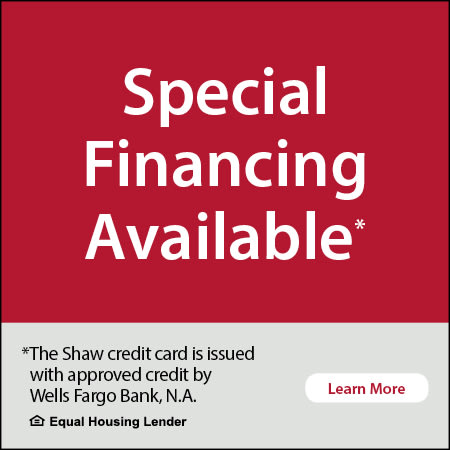 Financing through Wells Fargo available. Subject to credit approval. Ask for details.