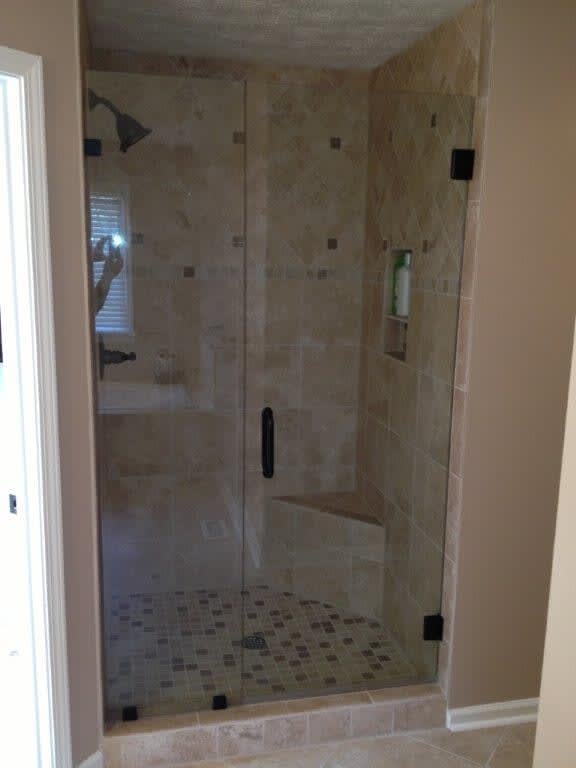 Glass shower doors in Buford, GA from Purdy Flooring & Design