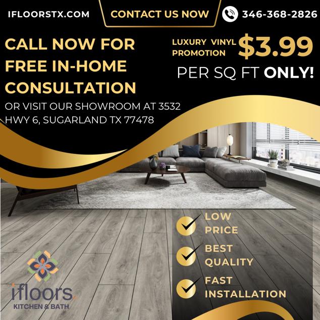 Promotions by iFloors in Sugar Land, TX