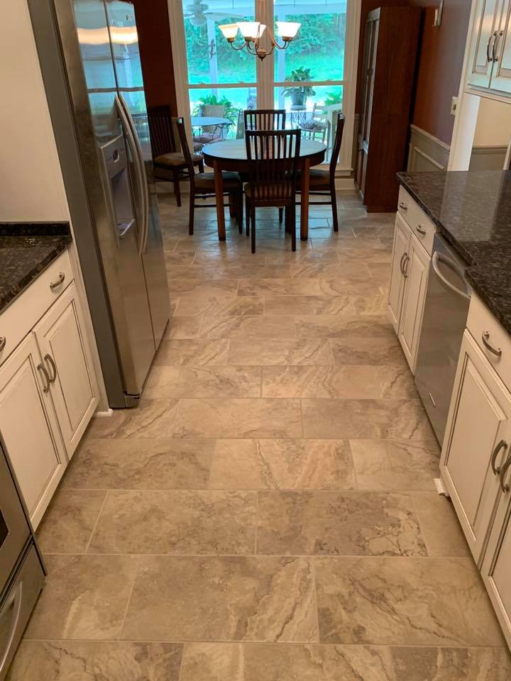 Kitchen tile flooring in Gordo, AL from Sandoval Flooring LLC