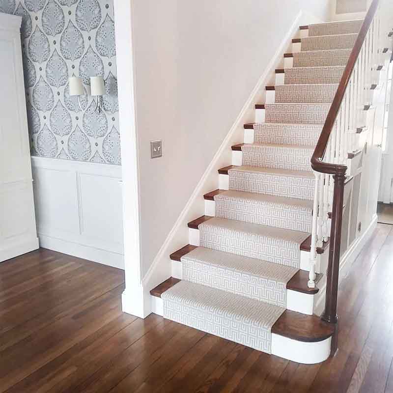 The beauty of stair runners in Little Compton, RI from Island Carpet