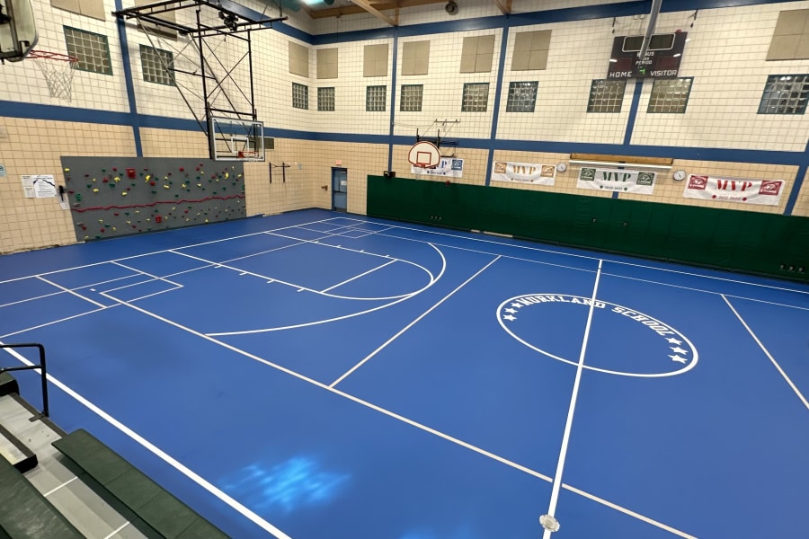 Multipurpose sports floor in Portland, ME from New England Sports Floors