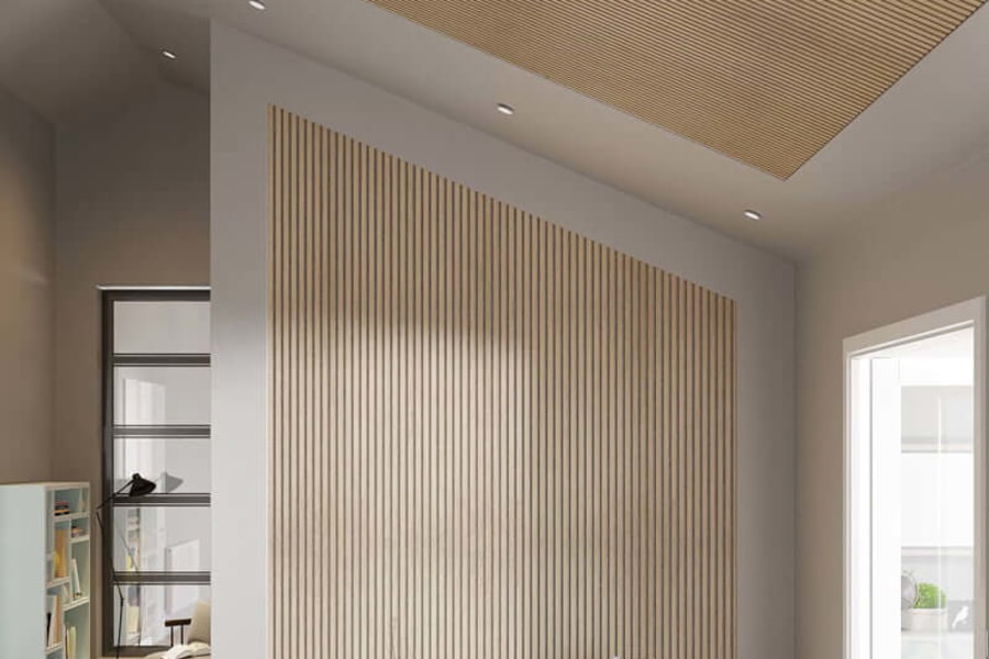 Wood Wall Slat Paneling in Mill Creek, WA from Wills Flooring