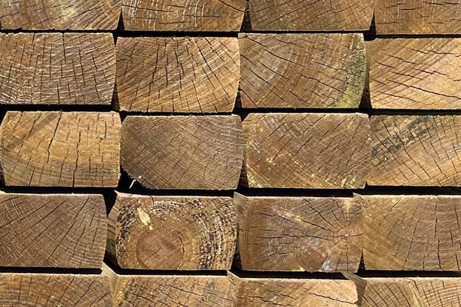 Rough sawn
