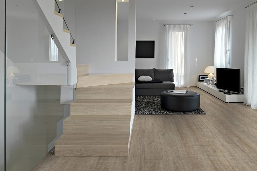 Wood look waterproof flooring in Williamsville, IL from Flooring of Springfield Inc.