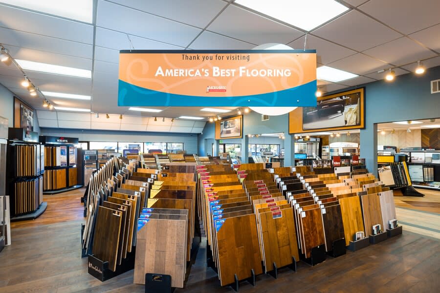 Visit America's Best Flooring in San Diego to see our large flooring selection