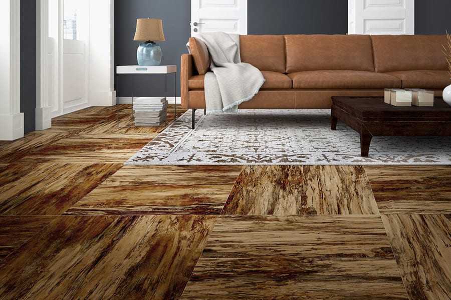 Wood look vinyl sheet flooring in Lancaster, CA from Boulevard Flooring Emporium