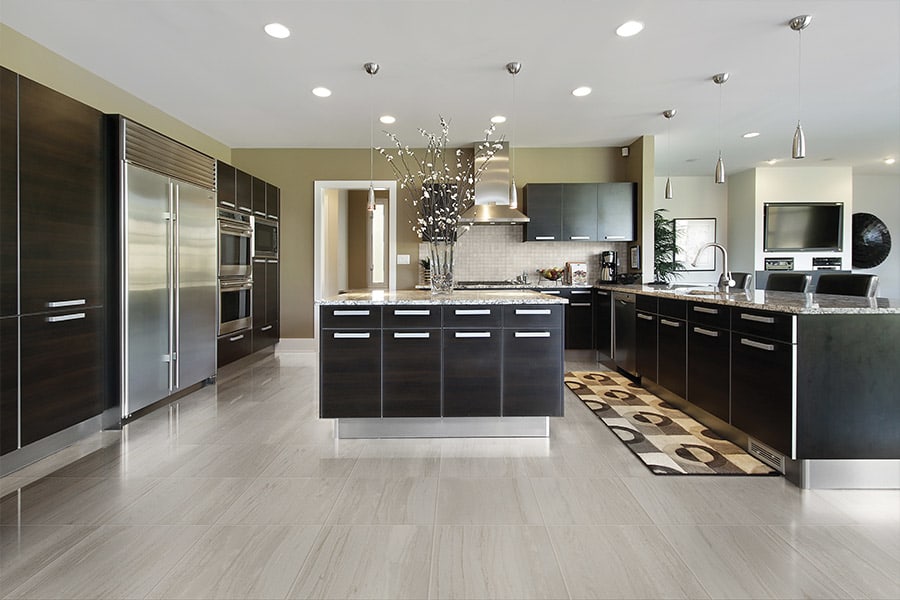 Tile floor installation in Aledo, TX from CSG West Granite & Floors