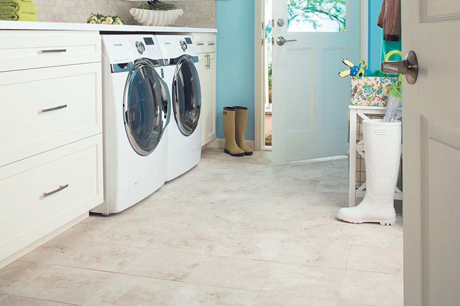 Laundry room tile floors in West Jordan, UT from Cost U Less Flooring