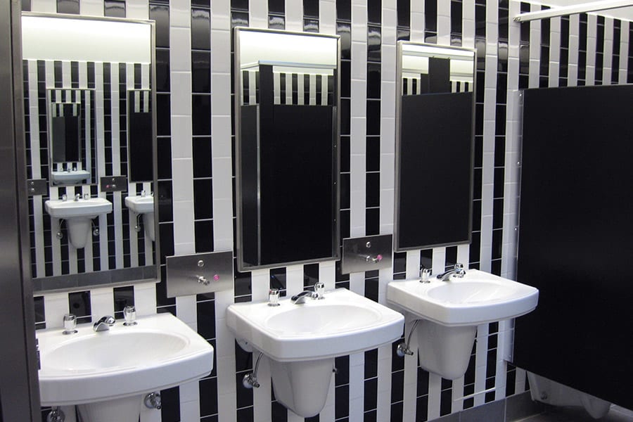 New bathroom in a Summerlin Commercial Remodeling from GoPro Interiors