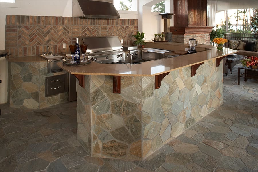 Custom stone flooring in Queens, NY from Italian Tile Imports