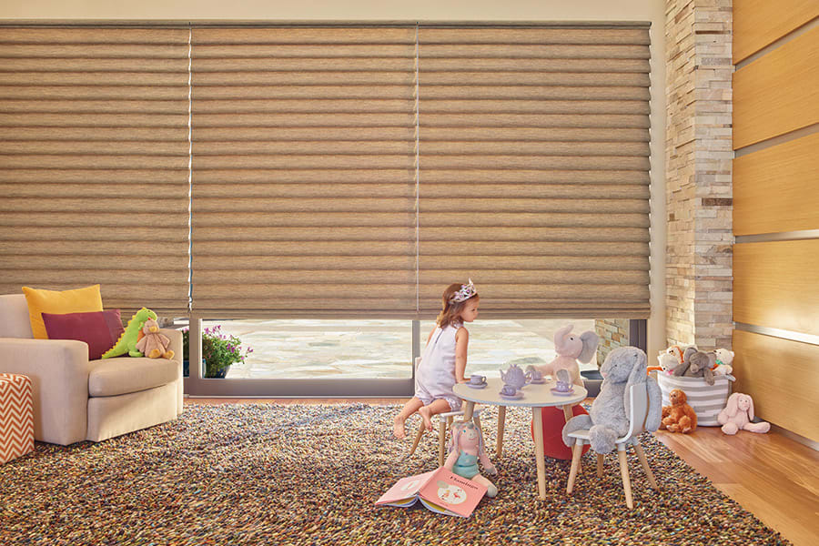 Solar blocking shades in Newport Beach, CA from Bixby Plaza Carpets & Flooring