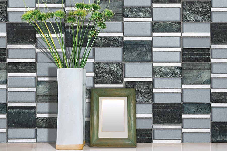 Contemporary glass tile in Holyoke, MA from Hampton Flooring Center