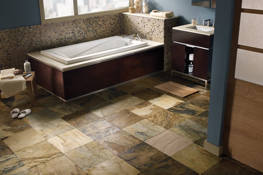 Modern natural stone flooring in Johnson Lane, NV from Two Stone Slab & Tile