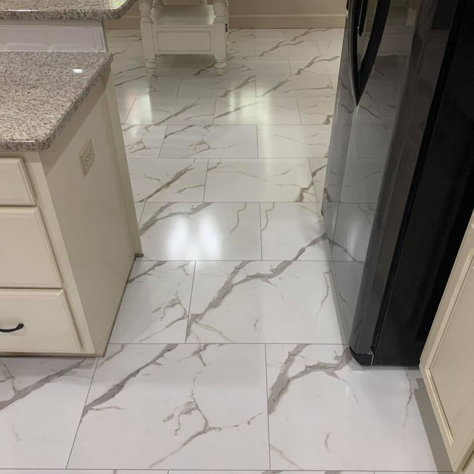 Marble flooring work in Vance, AL from Sandoval Flooring LLC