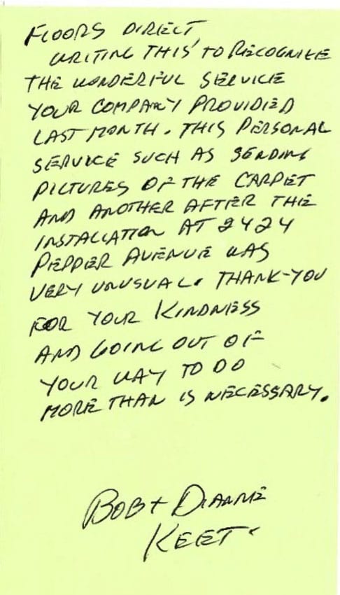 Testimonials in South Florida