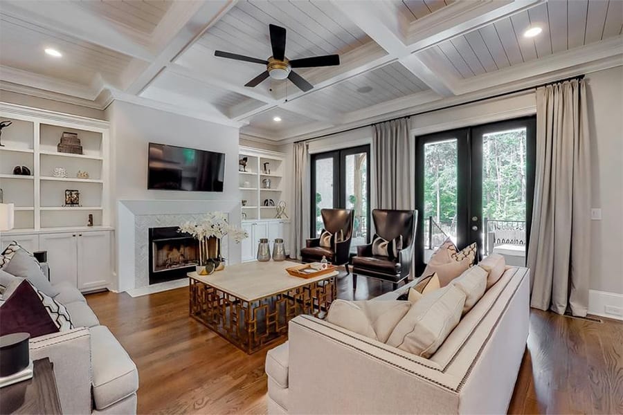 Living room work in Evans, GA