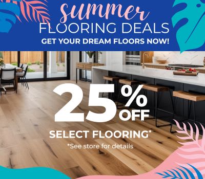 summer
FLOORING DEALS GET YOUR DREAM FLOORS NOW! - 25% Off select flooring, plus special financing! at Simply Floors!