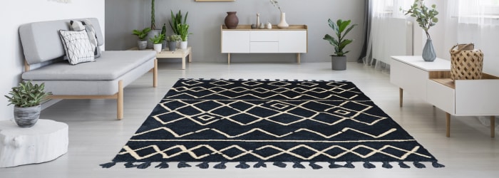 warm up your home with area rugs