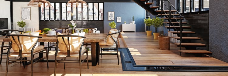 How does tongue-and-groove flooring relate to hardwood?