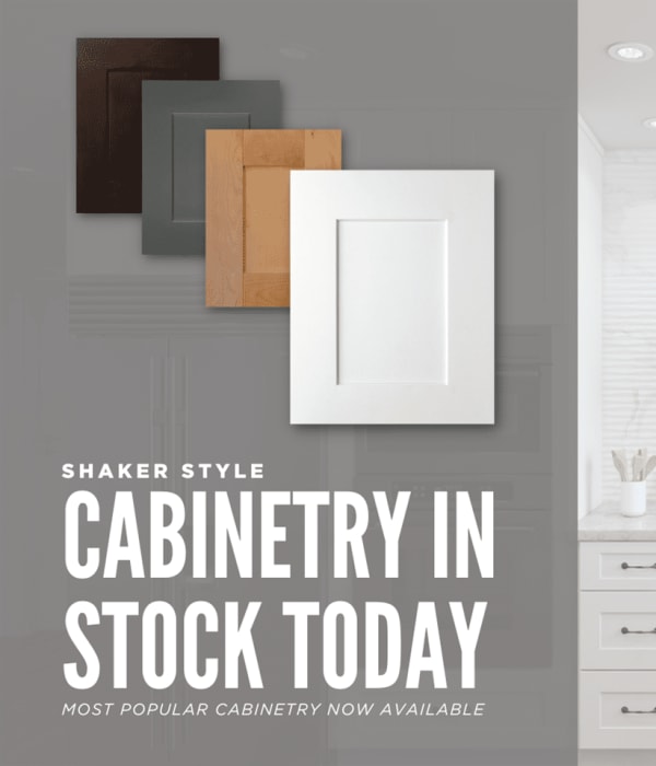 New cabinetry in-stock! at American Floor & Home