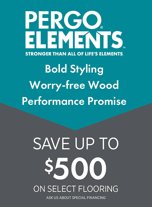 Save up to $500 on select Pergo Elements flooring