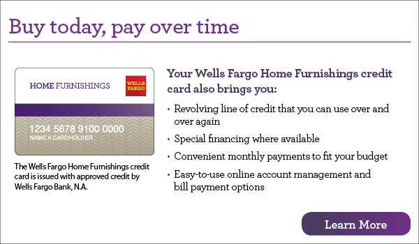 Financing through Wells Fargo available. Subject to credit approval. Ask for details.