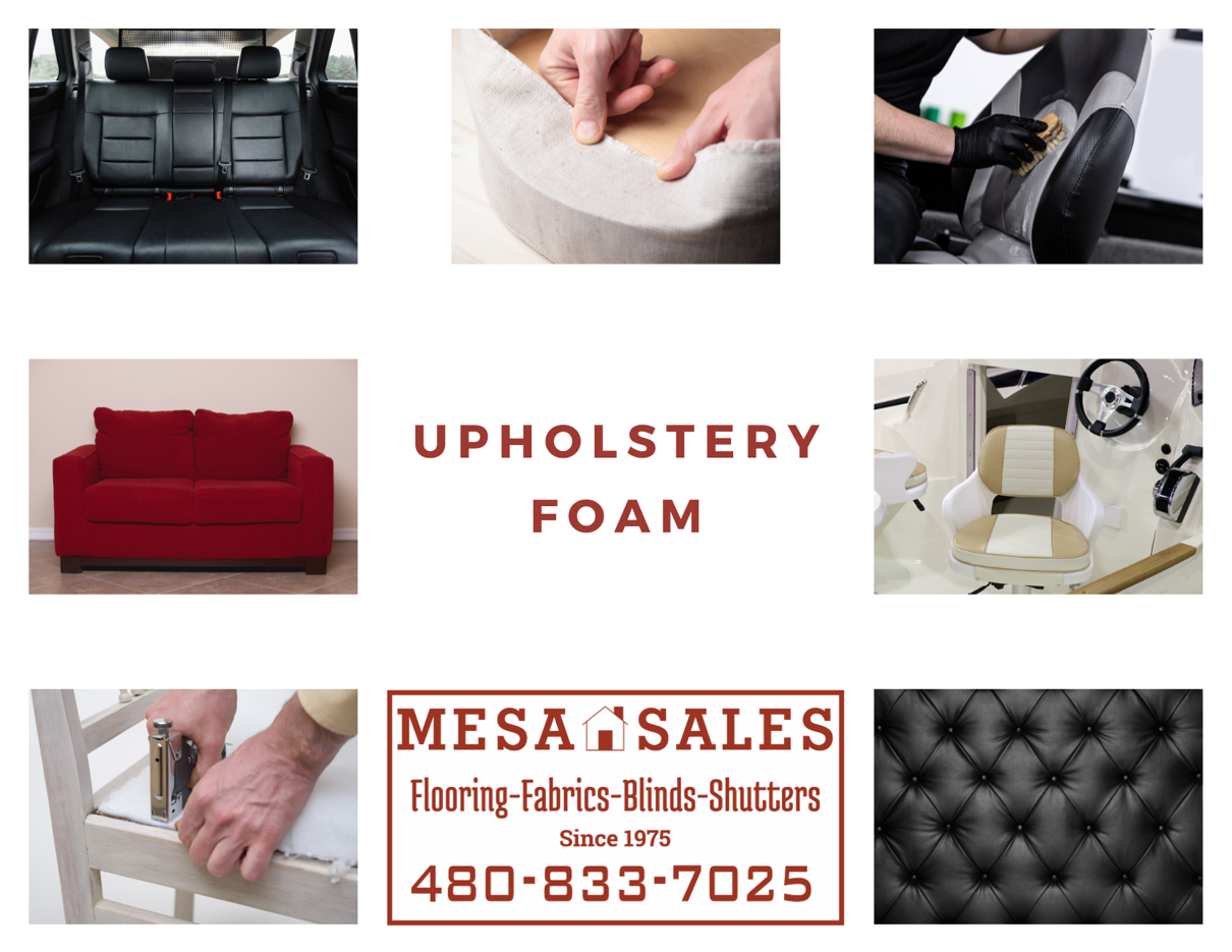 Upholstery Foam from Mesa Sales and Supply