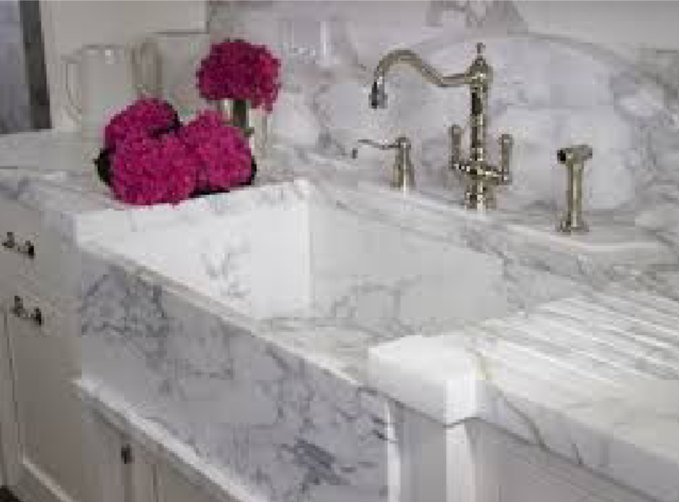 Cast iron sink