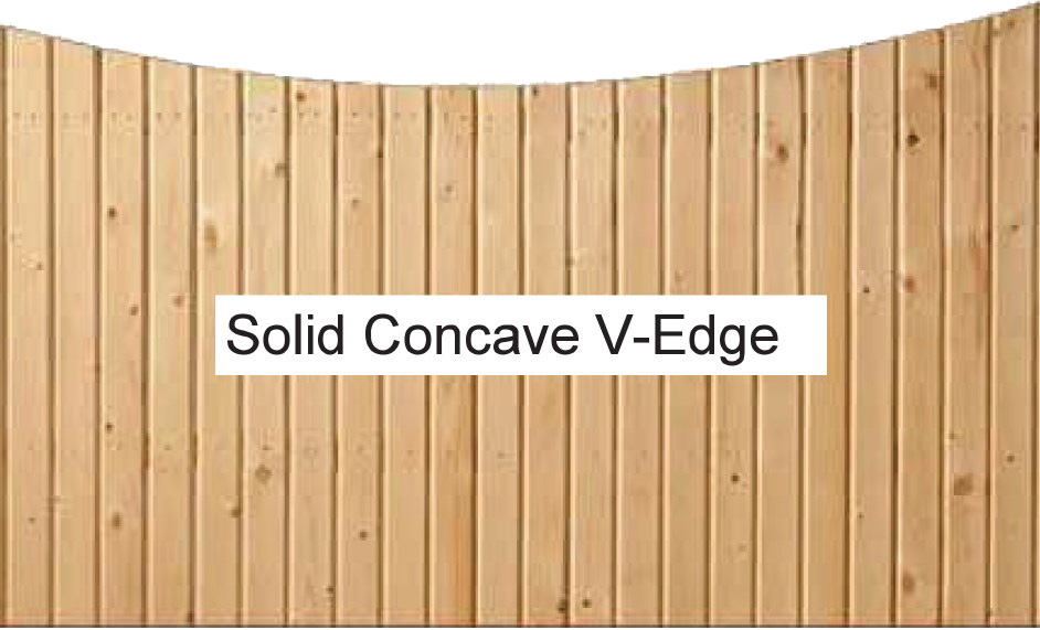 Solid Concave V-Edge