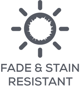 Fade and stain resistant