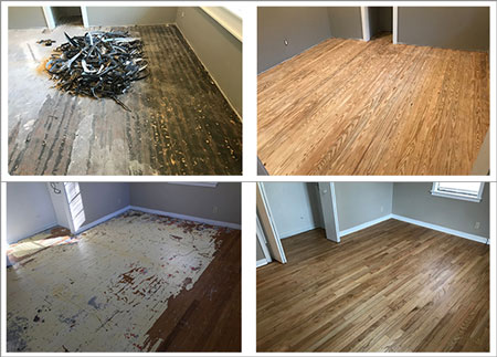 Hardwood floor refinishing from Storey's Floor & Carpet Inc.