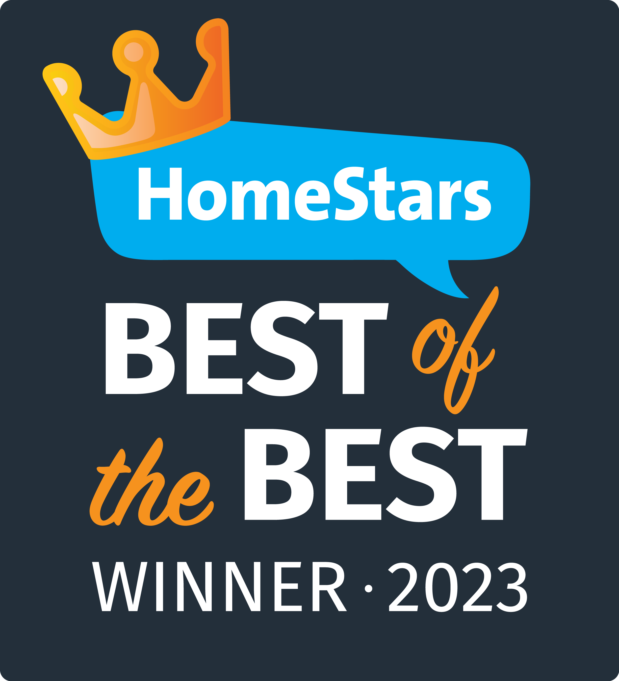 HomeStars Best of the Best Winners 2023