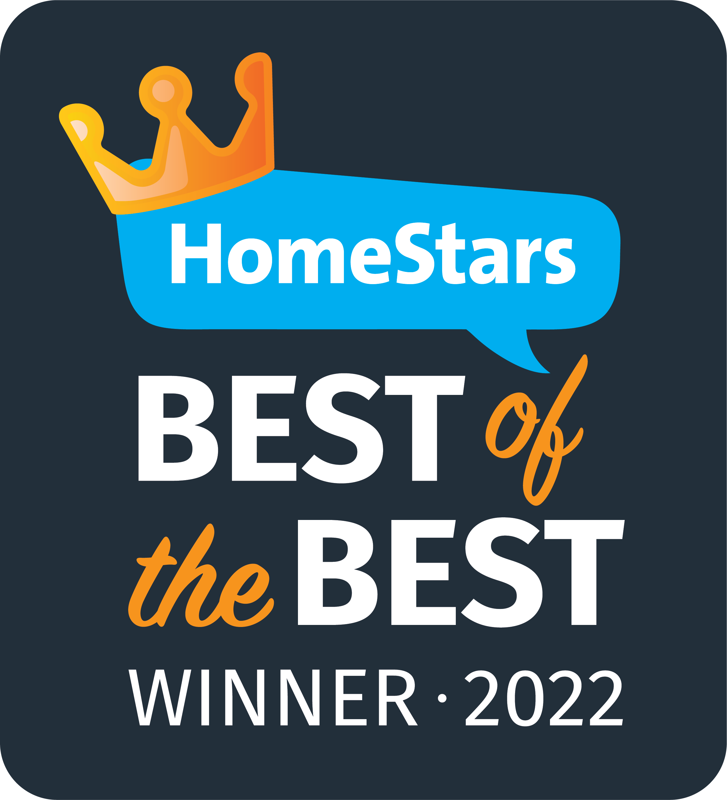 HomeStars Best of the Best Winners 2022
