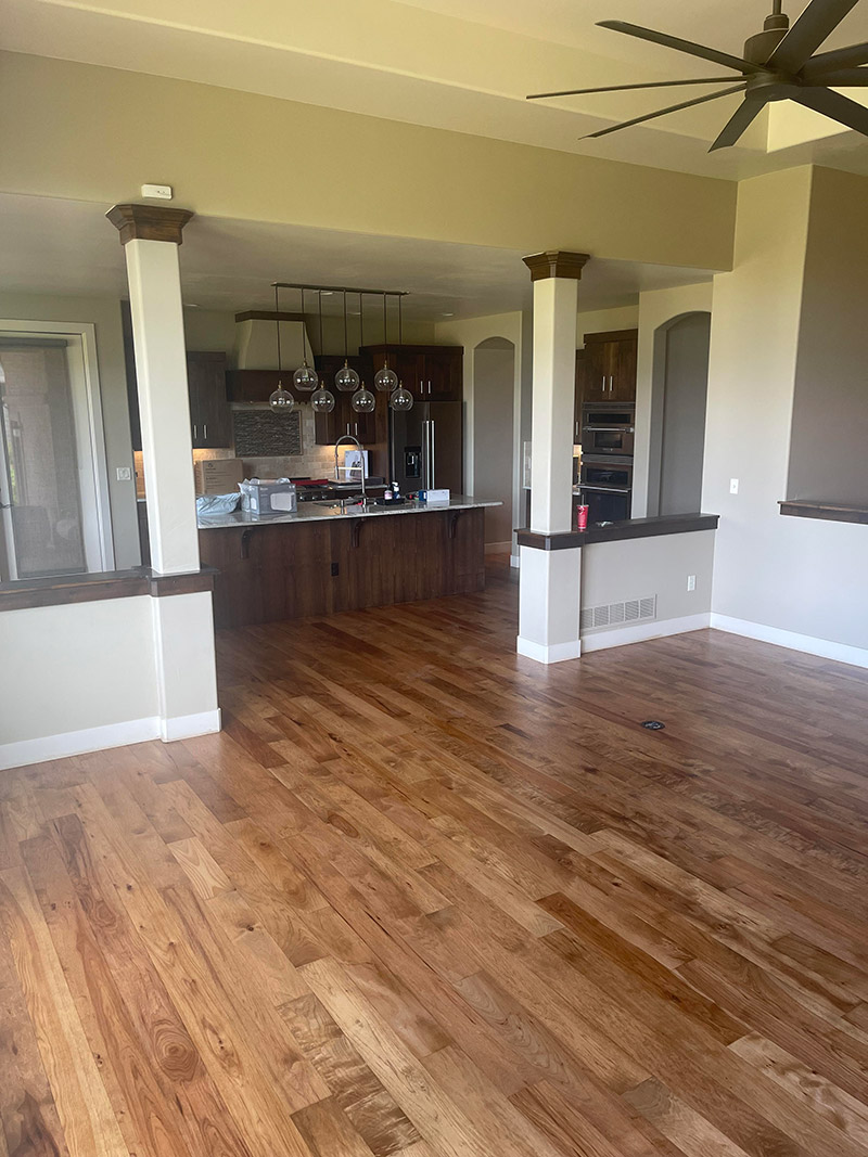 Expert wood floor finishing in Loveland, CO from Schmidt Custom Floors