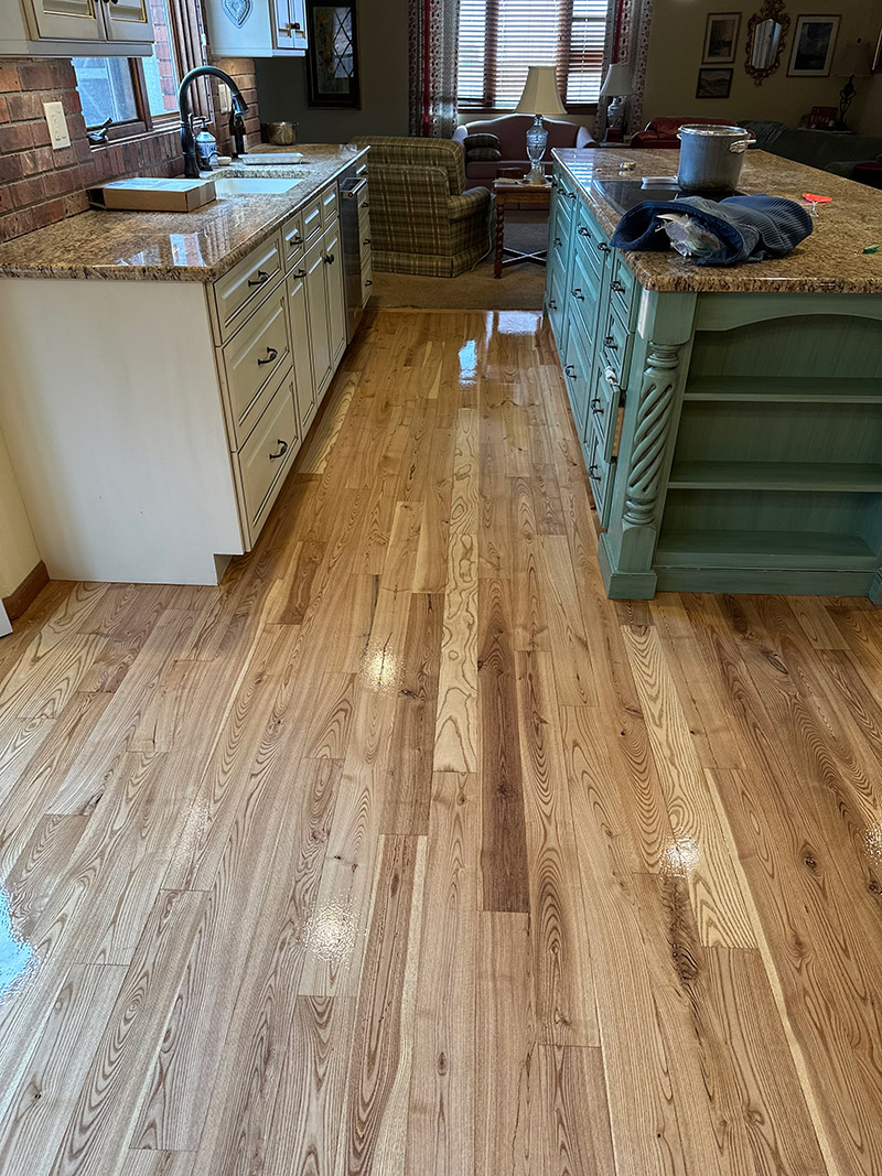 Expert wood floor finishing in Fort Collins, CO from Schmidt Custom Floors