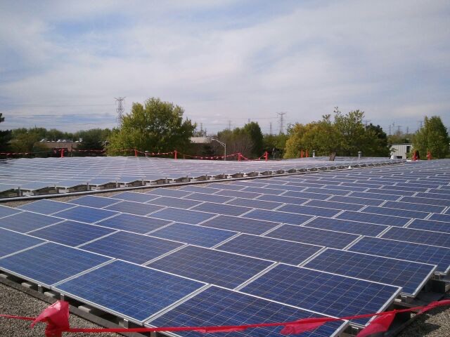Great Western Flooring installed one of the largest solar power plants in Illinois