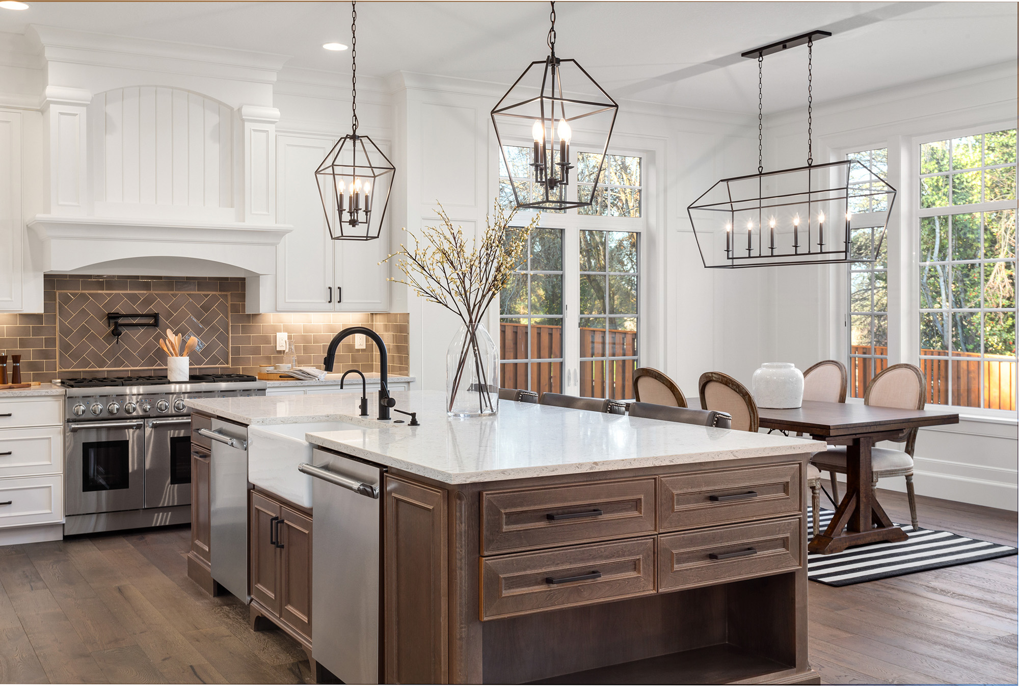 Farmhouse flooring styles in Denton, TX