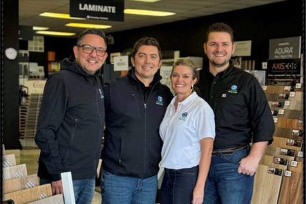 Cutting Edge Flooring Services LLC showroom in Cincinnati, OH