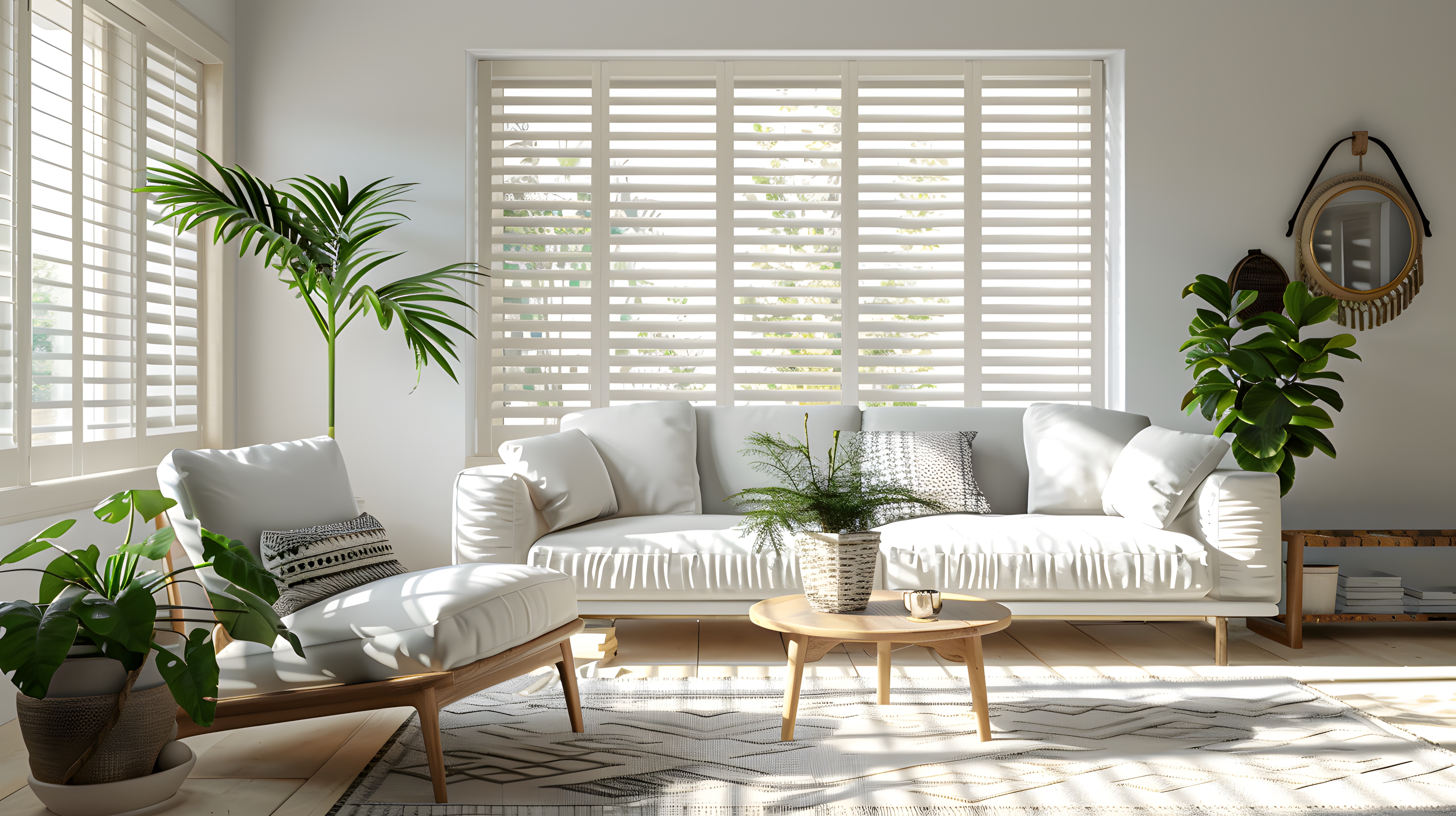Welcoming home a living with durable wood-look luxury vinyl plank flooring and carpeted area rugs by Custom Carpet Centers Orchard Park, NY - Williamsville, NY - Tonawanda, NY - Niagara Falls, NY - Olean, NY (Shop at Home) - Jamestown, NY.