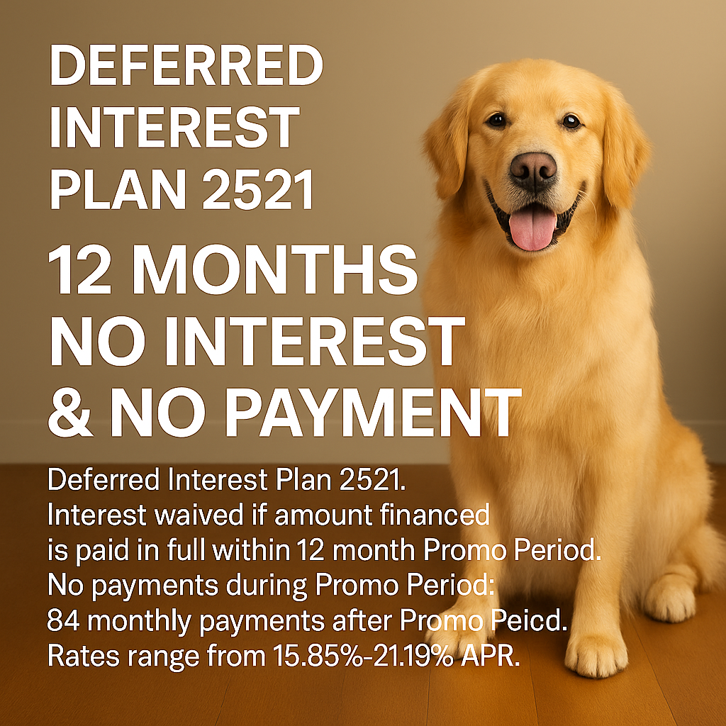 Financing example, contact us to learn more