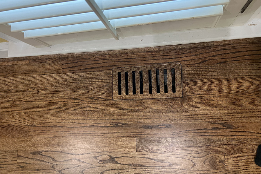 Custom Flushmount Vents in Clayton, NC from 12th & Oak Floor Co.