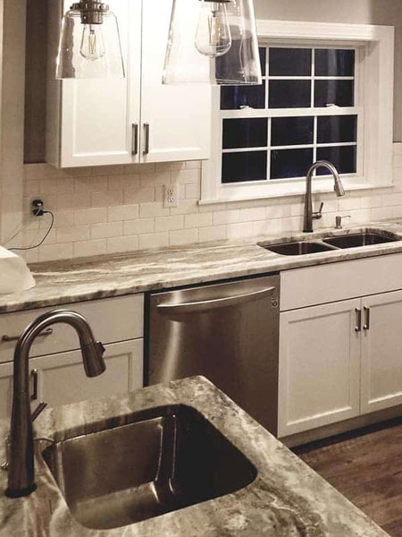 White Hampden Kitchen in Camden, ME